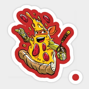 Wicked pizza Sticker